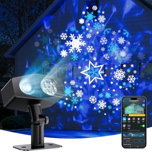Govee Outdoor Snowflake LED Projector: $89.98