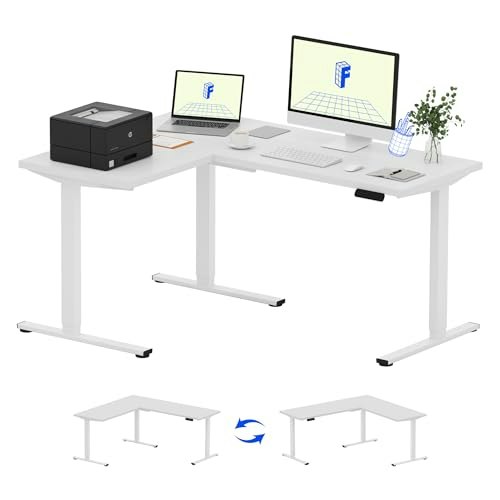 Flexispot 63 x 48-Inch Reversible L-Shaped Standing Desk: $254.99 Flexispot 63 x 48-Inch Reversible L-Shaped Standing Desk: $254.99