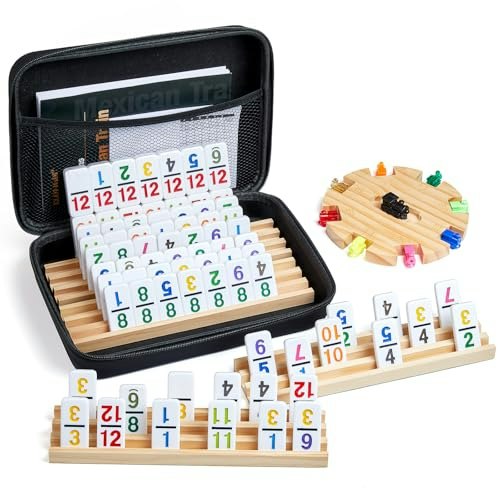 Elongdi Double-12 Mexican Train Dominoes Set: $29.74 Elongdi Double-12 Mexican Train Dominoes Set: $29.74