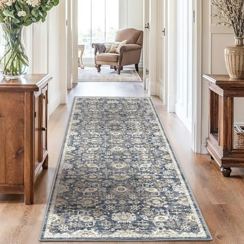 Amada 2.5' x 10' Washable Hallway Runner Rug: $33.99 Amada 2.5' x 10' Washable Hallway Runner Rug: $33.99