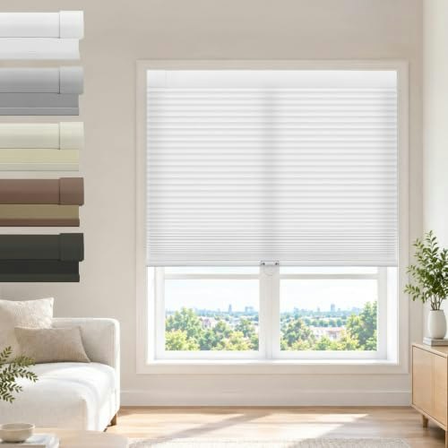 20" x 36" Cordless Light Filtering Cellular Shade: $50.99 20" x 36" Cordless Light Filtering Cellular Shade: $50.99