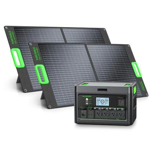 2,400W Portable Power Station with Two 100W Solar Panels: $679.98 2,400W Portable Power Station with Two 100W Solar Panels: $679.98