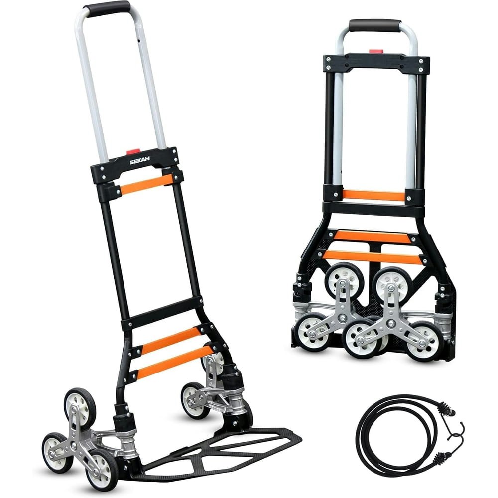 280-Pound Heavy-Duty Stair Climbing Folding Hand Truck: $44.99 280-Pound Heavy-Duty Stair Climbing Folding Hand Truck: $44.99