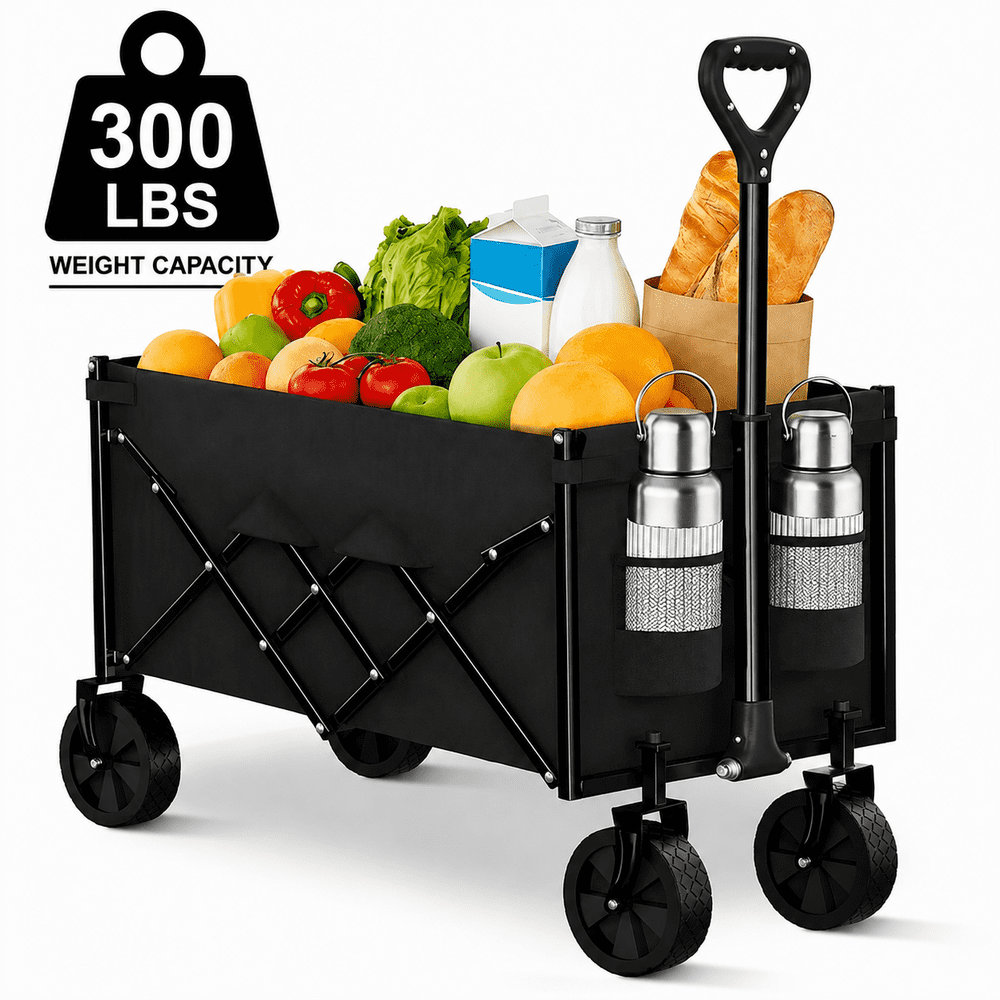 Favoyard 100L 300lb Capacity Collapsible Folding Wagon: $39.89 Favoyard 100L 300lb Capacity Collapsible Folding Wagon: $39.89