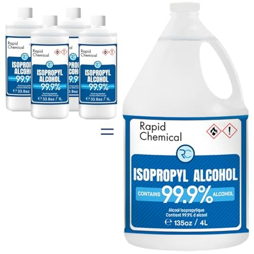99% Isopropyl Alcohol 33.8-oz. 4-Pack: $28.04 99% Isopropyl Alcohol 33.8-oz. 4-Pack: $28.04