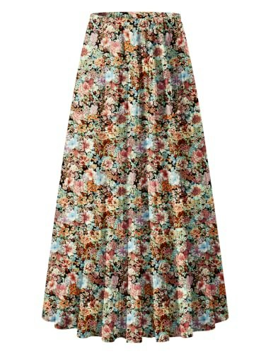 Zeagoo Tiered Vintage Floral Skirt: $19.98 Zeagoo Tiered Vintage Floral Skirt: $19.98