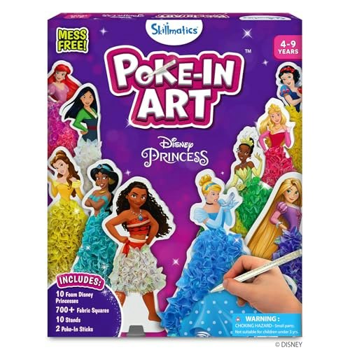 Skillmatics Disney Princesses Poke-in Art Wood Craft Kit: $27.98 Skillmatics Disney Princesses Poke-in Art Wood Craft Kit: $27.98