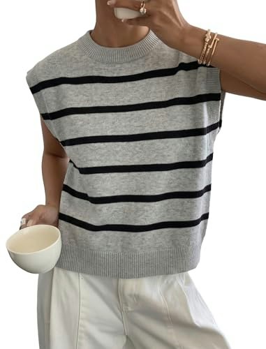 Zaful Women's Mock Neck Cap Sleeve Knit Sweater: $19.99 Zaful Women's Mock Neck Cap Sleeve Knit Sweater: $19.99