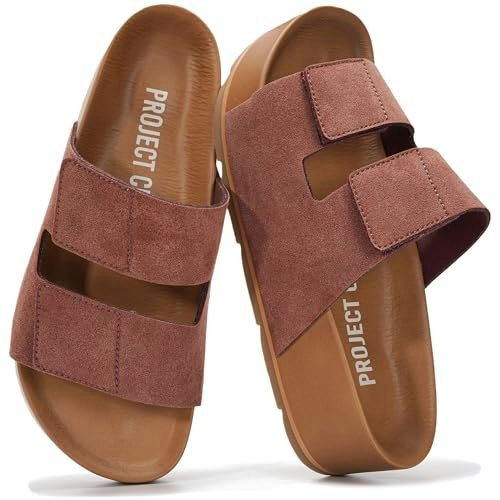 Project Cloud Women's Leather Platform Wedge Sandals: $33.92