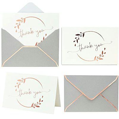 Winoo Design 4x6-Inch Thank You Cards with Envelopes 36-Pack for $16 + free shipping w/ Prime