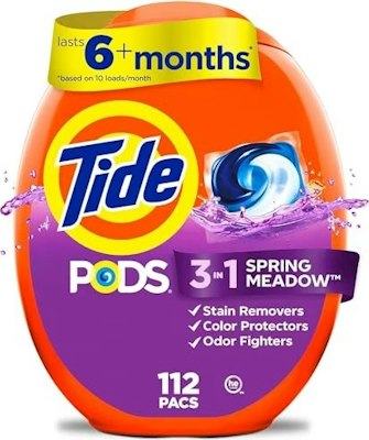 Tide PODS 3-in-1 Laundry Detergent Pacs 112-Pack for 4 for $44 + free shipping w/ Prime