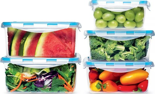 Art & Cook 10-Piece Plastic Food Storage Set for $11 + free shipping w/ $39