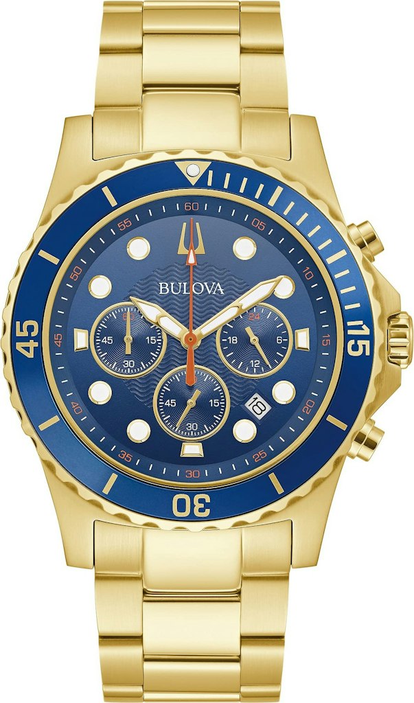 Bulova Classic Sport 6-Hand Chronograph Quartz 44mm Watch: $159