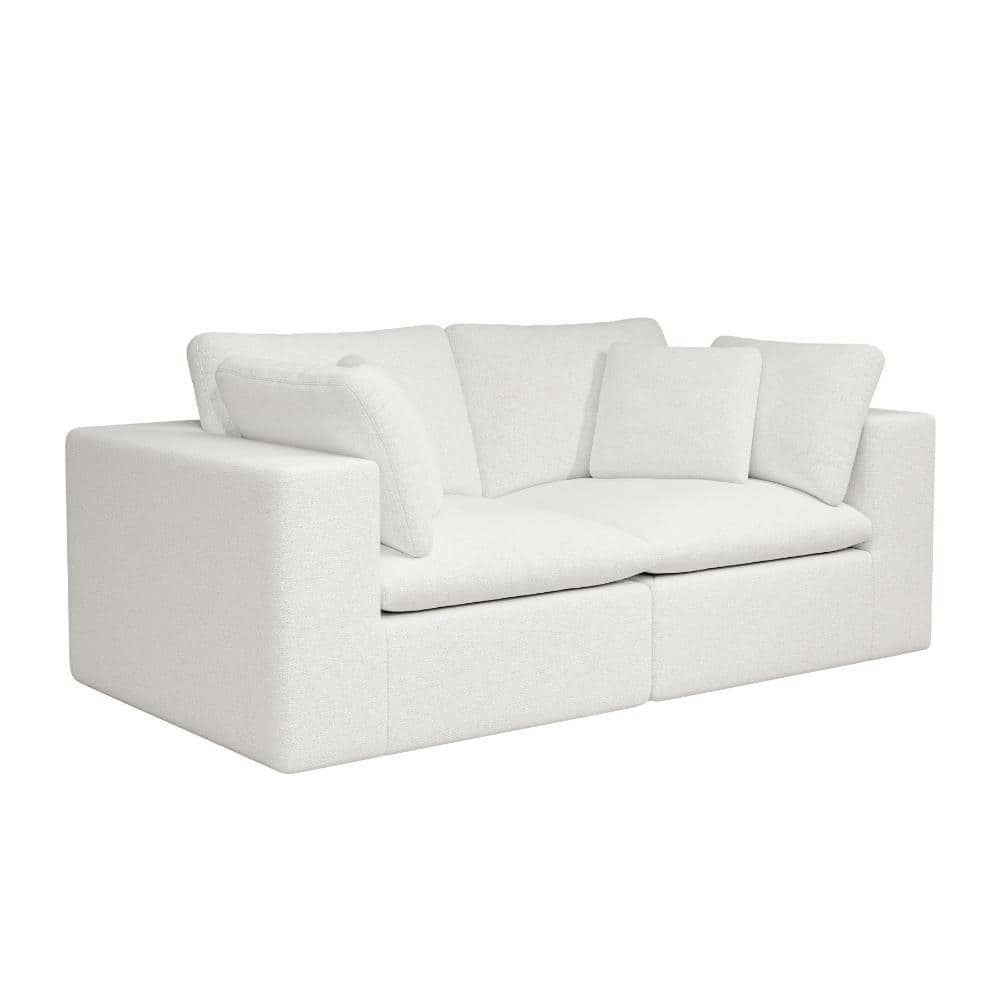 78.8-Inch 2-Piece Plush Corduroy Modular Sectional Sofa with Chaise: $1,286.96 78.8-Inch 2-Piece Plush Corduroy Modular Sectional Sofa with Chaise: $1,286.96