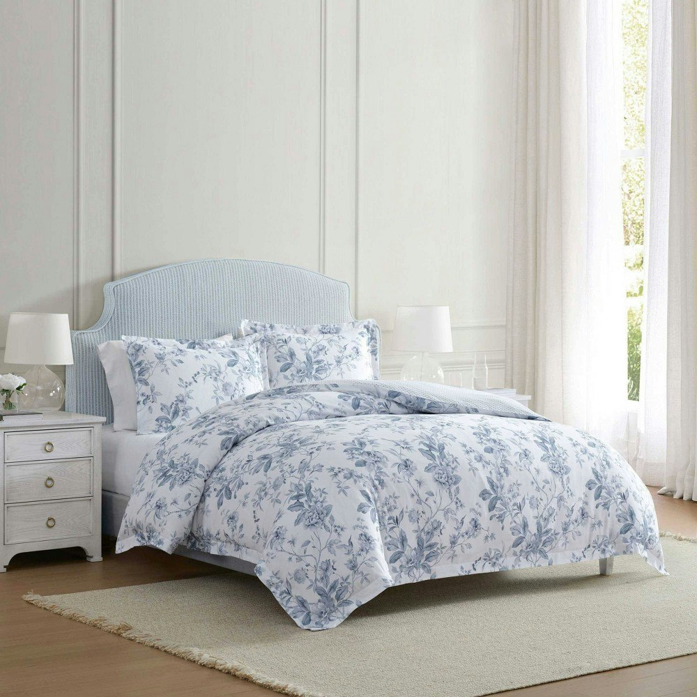 Martha Stewart King Songbird Blue Duvet Set: $129.99
