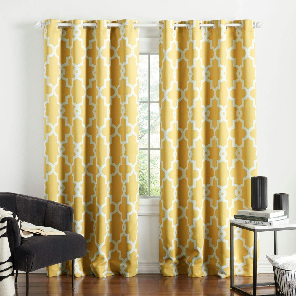 Exclusive Home Ironwork Sateen Room Darkening Curtain Panels 2-Pack: $26.99 Exclusive Home Ironwork Sateen Room Darkening Curtain Panels 2-Pack: $26.99