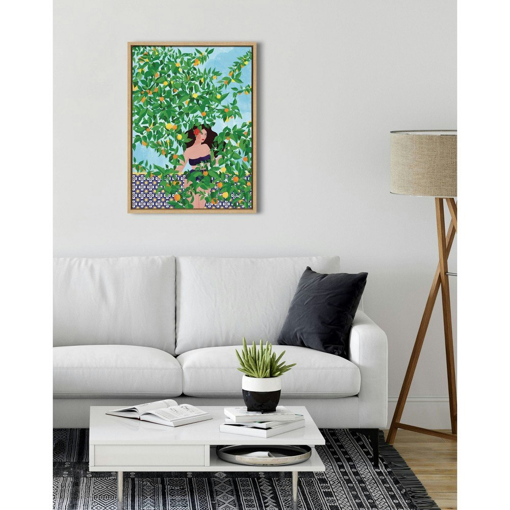 Sylvie Sevilla Girl by Maja Tomljanovic 18" x 24" Framed Wall Canvas: $54.99 Sylvie Sevilla Girl by Maja Tomljanovic 18" x 24" Framed Wall Canvas: $54.99