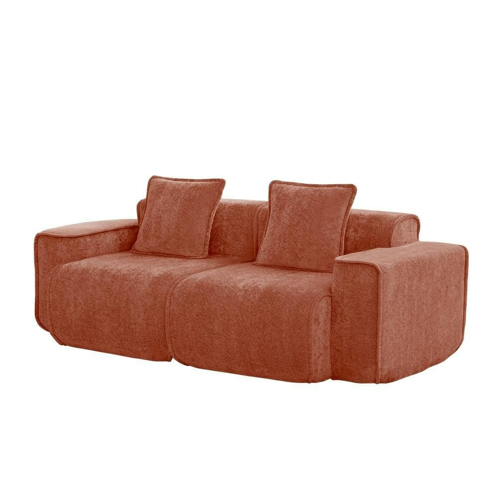 39.37-Inch 2-Piece Velvet Modular Sectional Sofa: $1,140.66 39.37-Inch 2-Piece Velvet Modular Sectional Sofa: $1,140.66