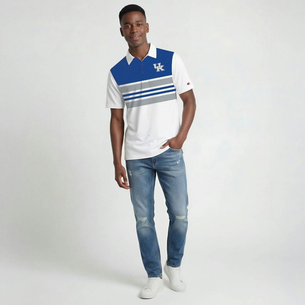 Kentucky Wildcats Men's Champion Striped Polo Shirt: $44.99 Kentucky Wildcats Men's Champion Striped Polo Shirt: $44.99