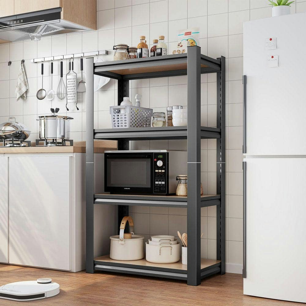 4-Tier Adjustable Wooden Storage Rack: $82.05 4-Tier Adjustable Wooden Storage Rack: $82.05