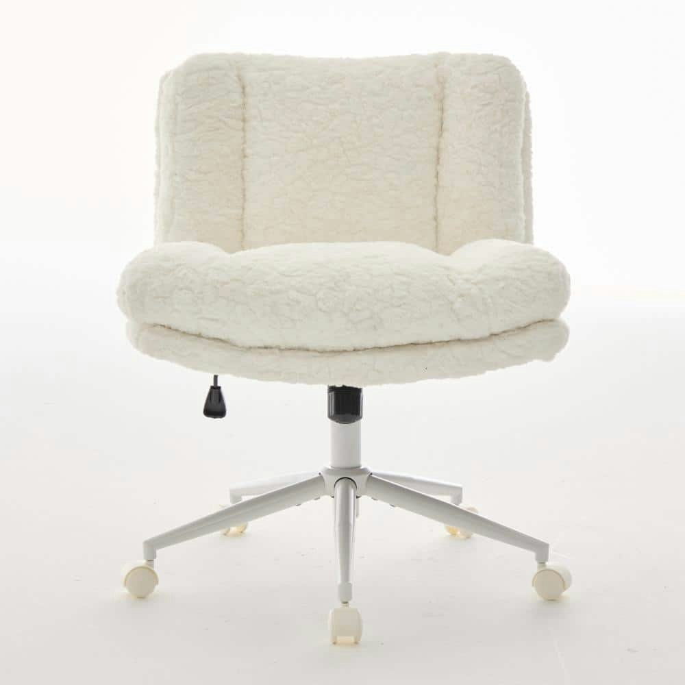 Cream Faux Fur Swivel Gaming Chair: $277.50 Cream Faux Fur Swivel Gaming Chair: $277.50