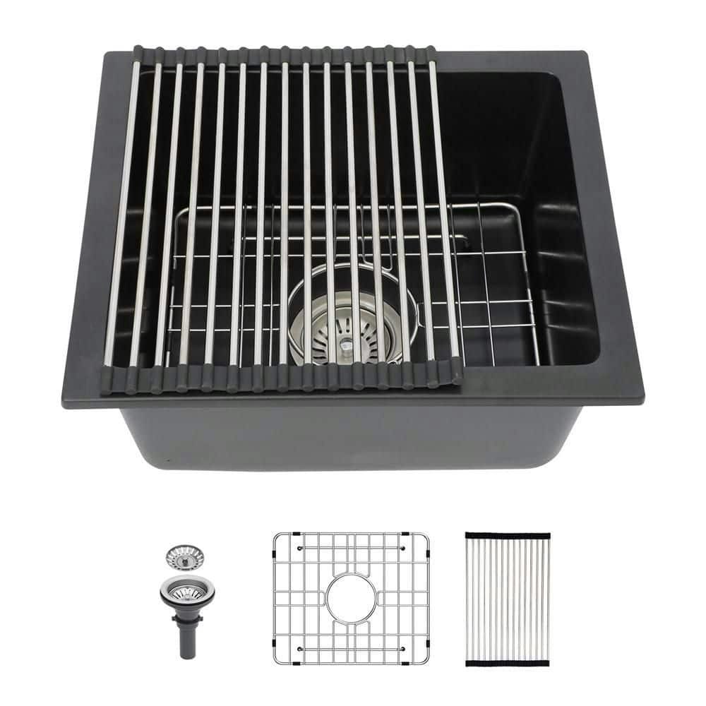 16-Gauge Undermount Bar Sink 14.82\" x 17.55\": $240.78