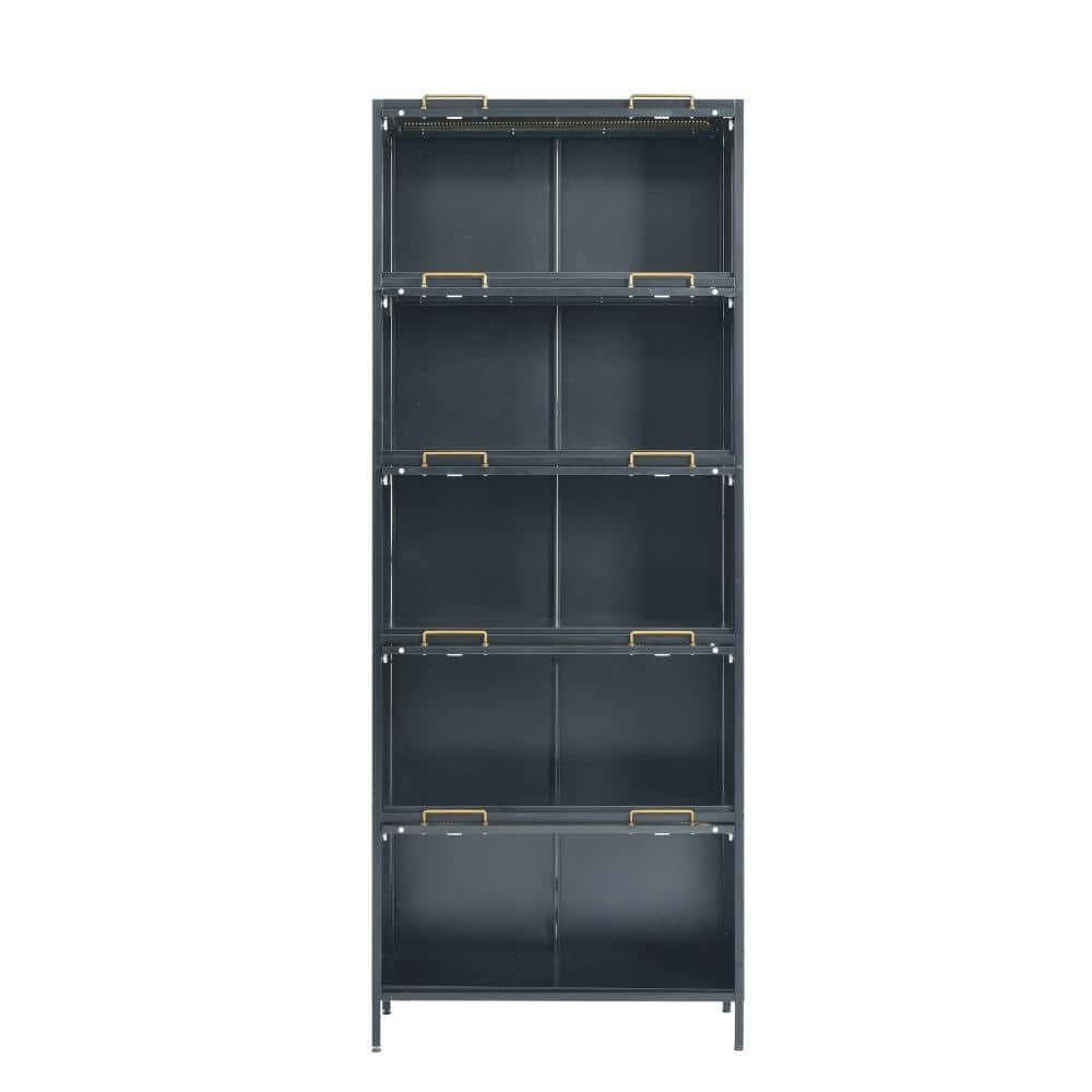 76.75-Inch Accent Cabinet with 5 Shelves and LED Lights: $1,004.99 76.75-Inch Accent Cabinet with 5 Shelves and LED Lights: $1,004.99