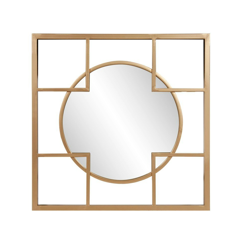 Howard Elliott 20"x20" Metal Framed Wall Mirror: $243.99 Howard Elliott 20"x20" Metal Framed Wall Mirror: $243.99