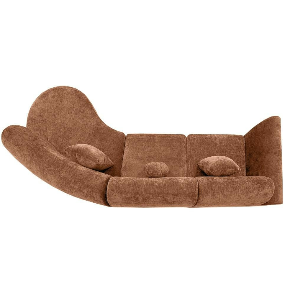 140-Inch 3-Piece Curved Fabric Sectional Sofa with Chaise Lounge: $2,658.58 140-Inch 3-Piece Curved Fabric Sectional Sofa with Chaise Lounge: $2,658.58
