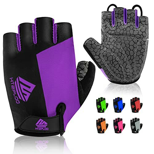 HTZPLOO Half Finger Cycling Gloves: $16.98 HTZPLOO Half Finger Cycling Gloves: $16.98