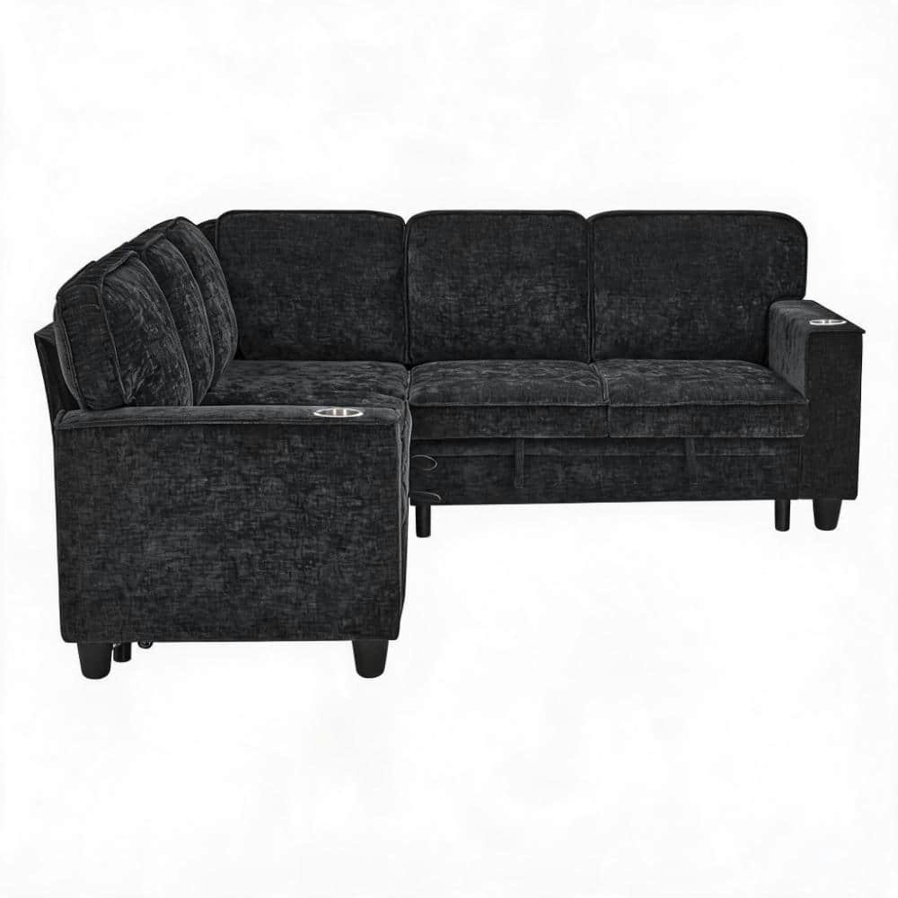 81-inch L-Shaped Pull-Out Sofa Bed with Storage and USB: $2,114.98 81-inch L-Shaped Pull-Out Sofa Bed with Storage and USB: $2,114.98