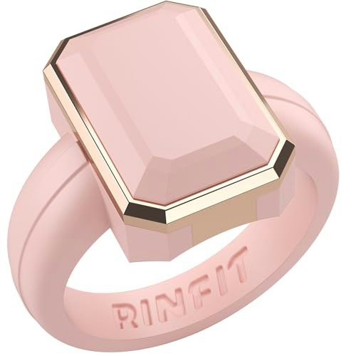 Rinfit Emerald Silicone Ring with Stainless Steel Frame Size 5: $15.92 Rinfit Emerald Silicone Ring with Stainless Steel Frame Size 5: $15.92
