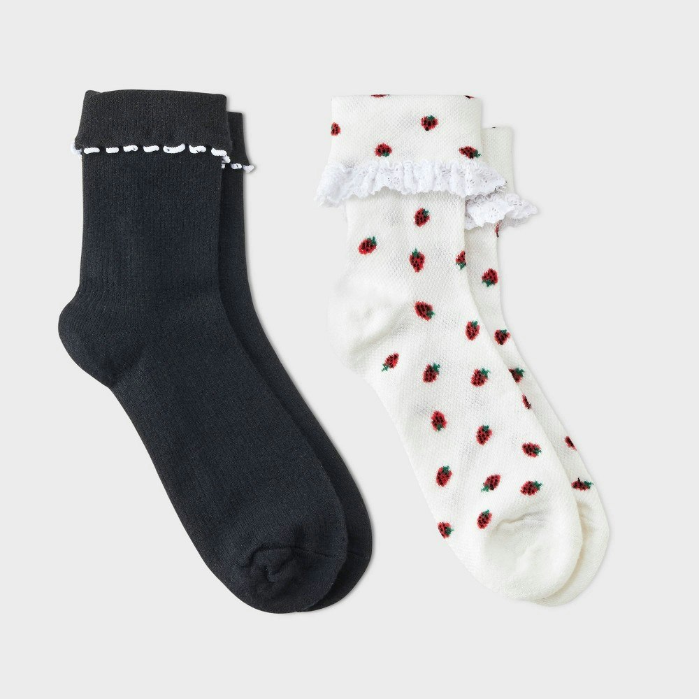 Auden Women's Comfortwear Anklet Socks 2-Pack: $6 Auden Women's Comfortwear Anklet Socks 2-Pack: $6