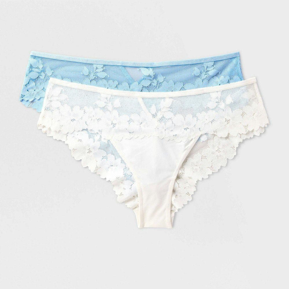 Auden Women's Bloom Lace Cheeky Underwear 2-Pack: $15 Auden Women's Bloom Lace Cheeky Underwear 2-Pack: $15