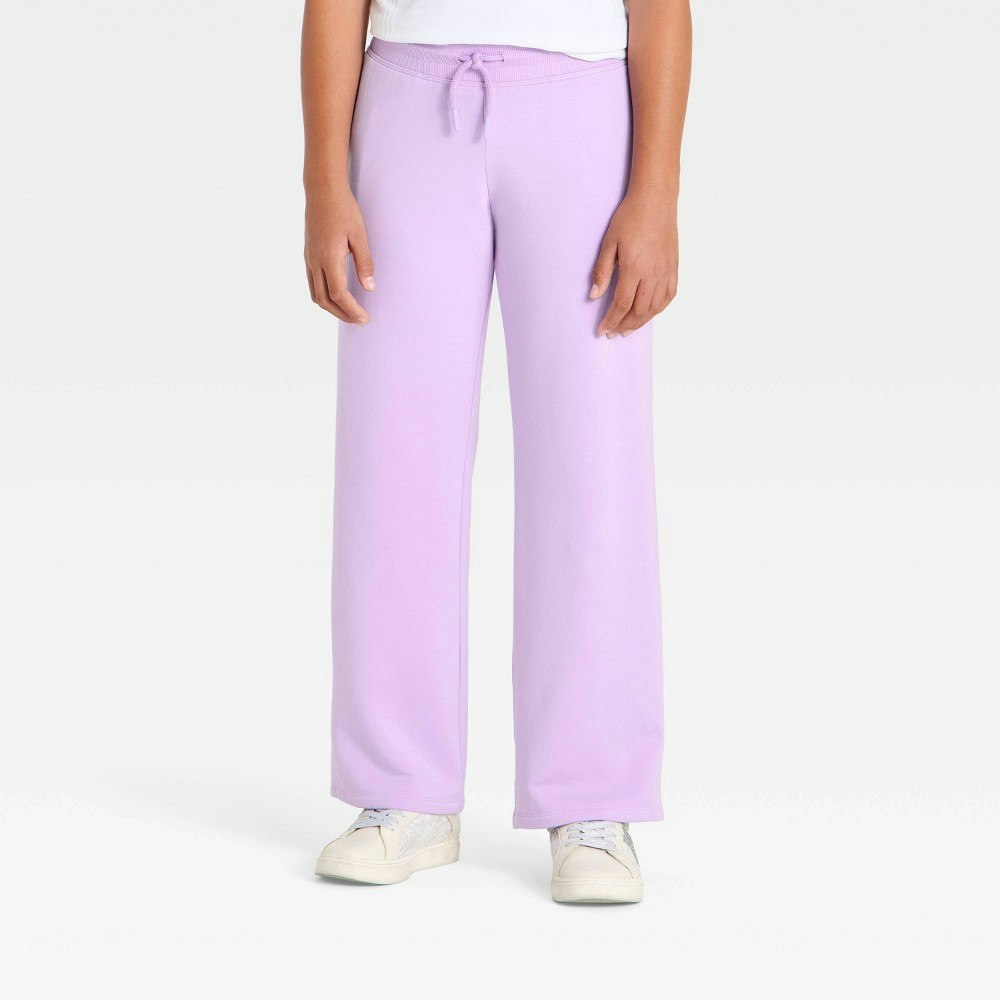 All In Motion Girls' Mid-Rise Modal Fleece Straight Leg Pants: $25 All In Motion Girls' Mid-Rise Modal Fleece Straight Leg Pants: $25