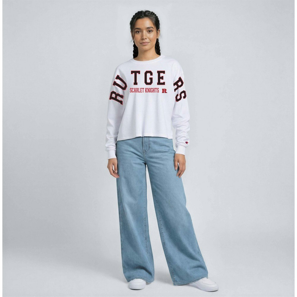 Rutgers Scarlet Knights Women's Champion Stretch Shirt: $49.99 Rutgers Scarlet Knights Women's Champion Stretch Shirt: $49.99