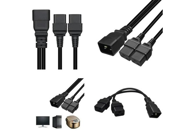 C20 to 2xC19 16A Power Adapter Cord: $16.35 C20 to 2xC19 16A Power Adapter Cord: $16.35