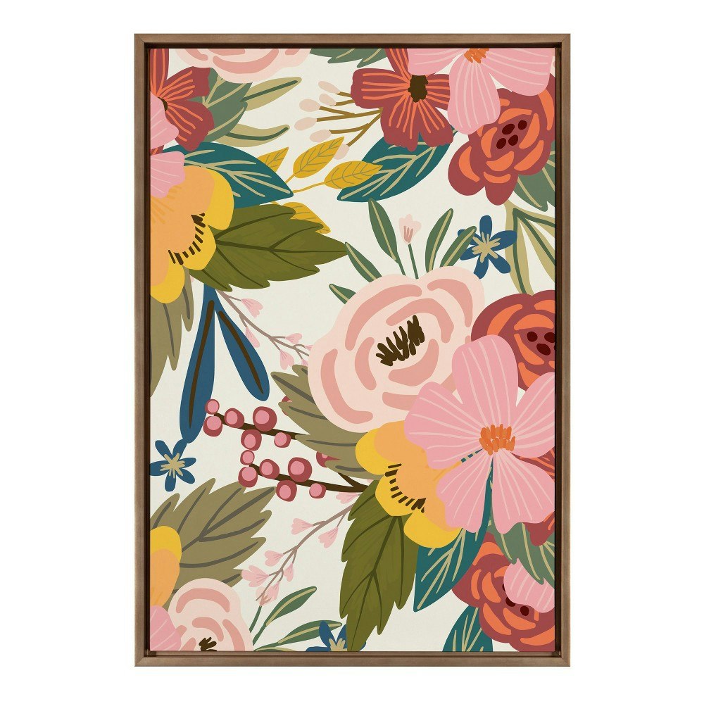 Sylvie Softly Framed Botanical Canvas Wall Art: $76.99 Sylvie Softly Framed Botanical Canvas Wall Art: $76.99