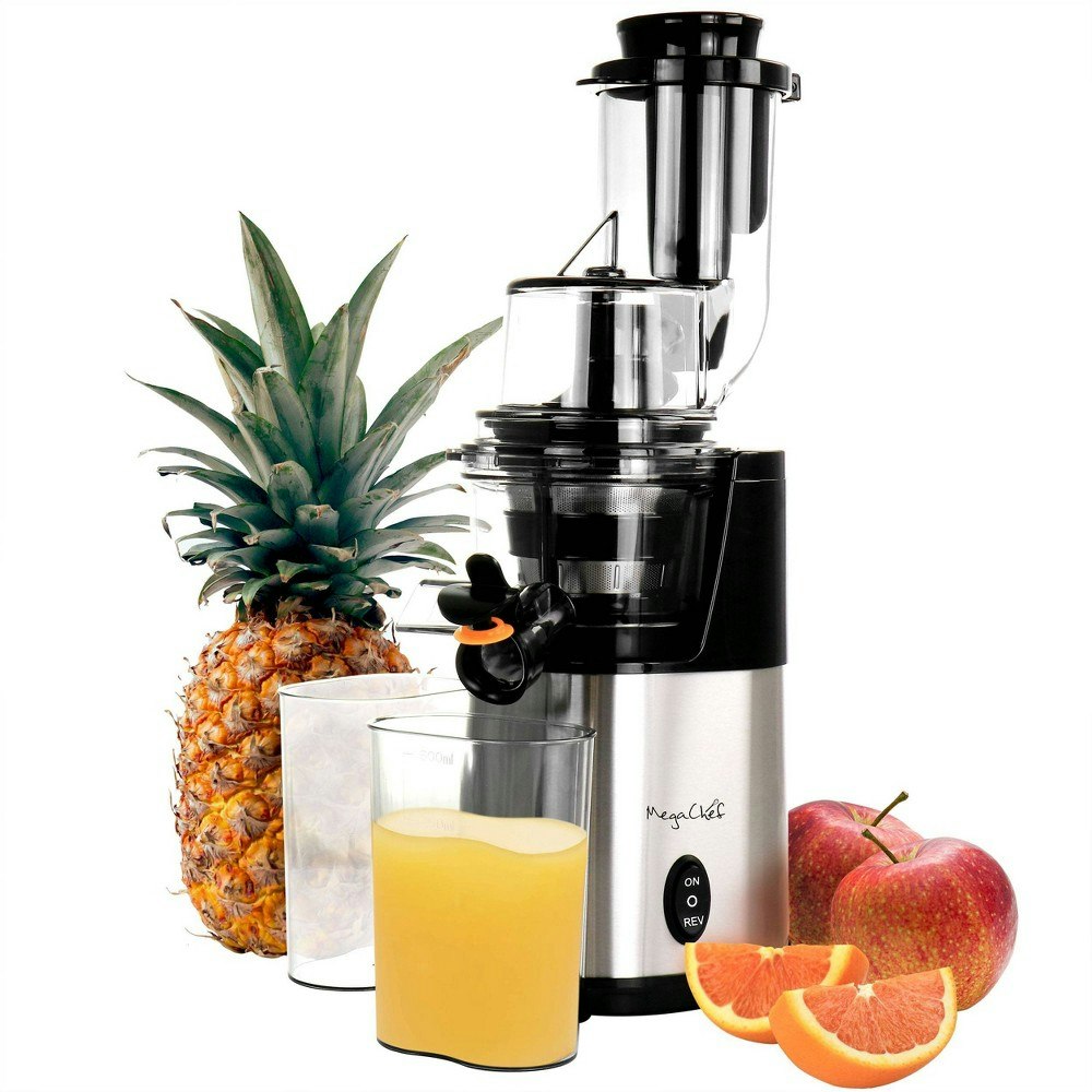 Megachef Pro 200W Stainless Steel Slow Juicer: $89.99