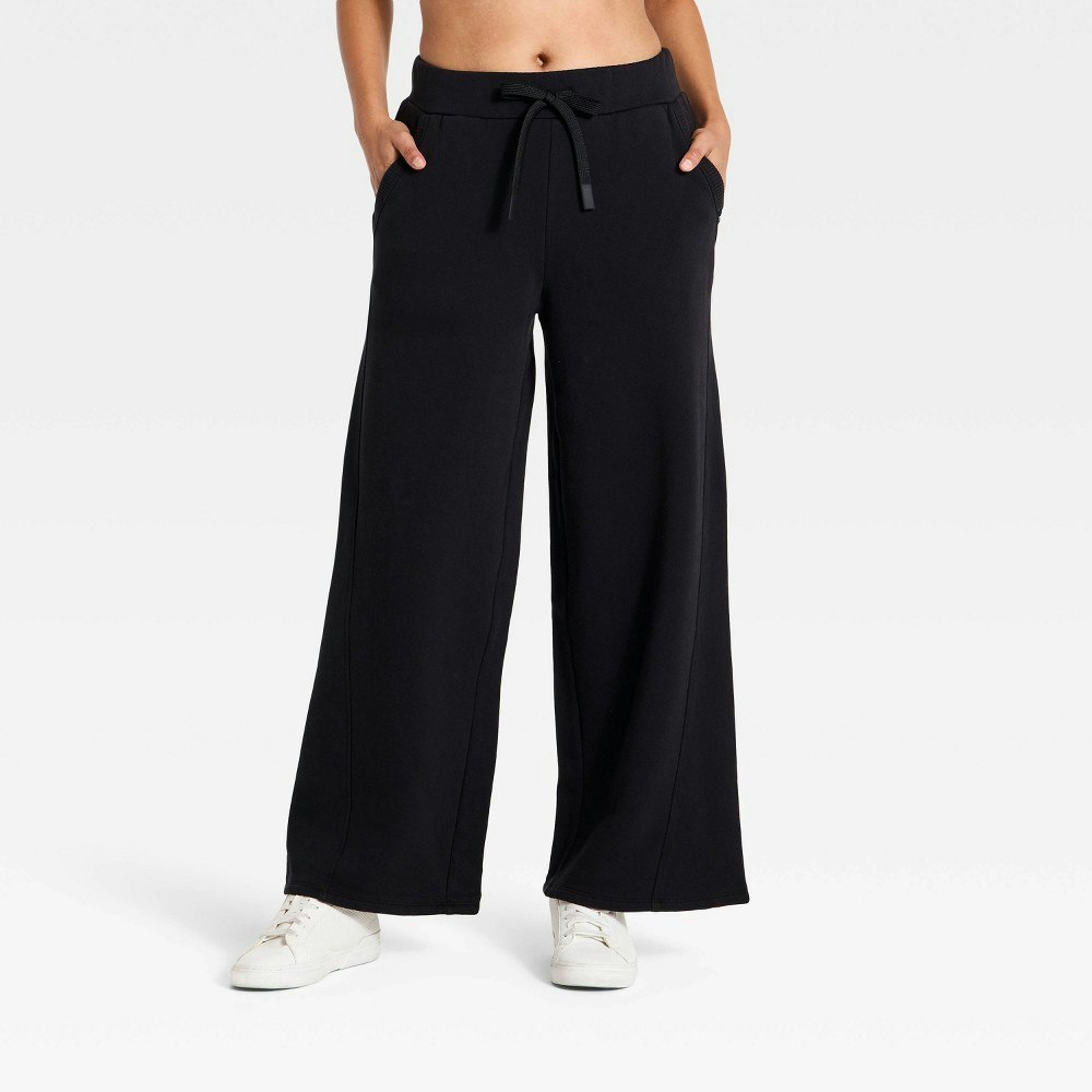JoyLab Women's Wide Leg French Terry Pants: $30 JoyLab Women's Wide Leg French Terry Pants: $30