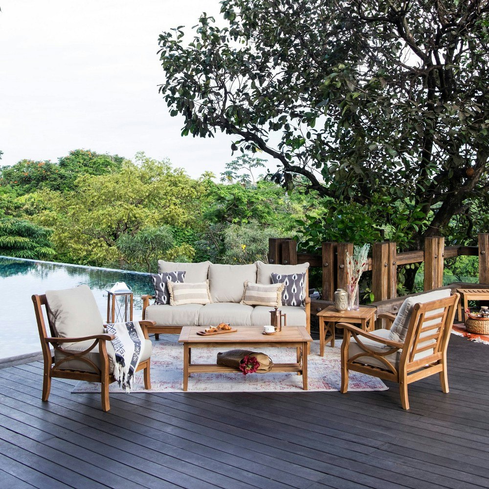 Sonoma Lane Alamo 5-Piece Teak Outdoor Conversation Set: $3,460.99 Sonoma Lane Alamo 5-Piece Teak Outdoor Conversation Set: $3,460.99