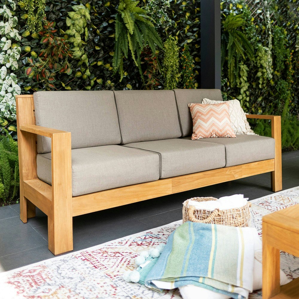 Sonoma Lane Portland Teak Outdoor Sofa: $2,044.99 Sonoma Lane Portland Teak Outdoor Sofa: $2,044.99