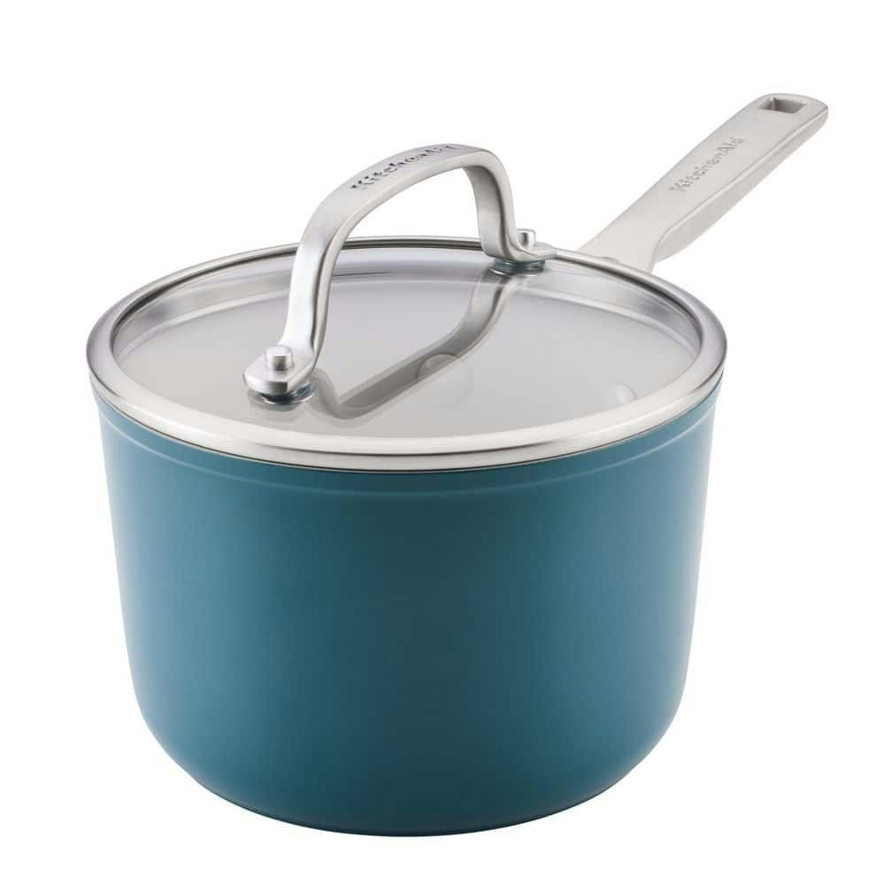 2-Quart Hard-Anodized Ceramic Nonstick Aluminum Saucepan: $59.99 2-Quart Hard-Anodized Ceramic Nonstick Aluminum Saucepan: $59.99