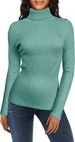 V28 Women's Stretchable Turtleneck Knit Sweater: $30.50 V28 Women's Stretchable Turtleneck Knit Sweater: $30.50