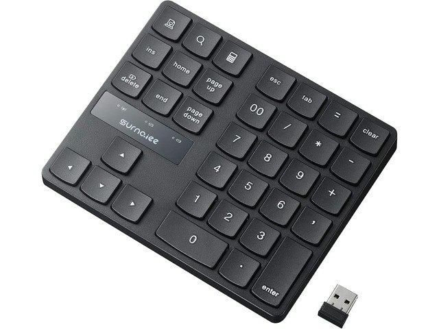 SurnQiee Wireless 35-Key Numeric Keypad: $48.73 SurnQiee Wireless 35-Key Numeric Keypad: $48.73
