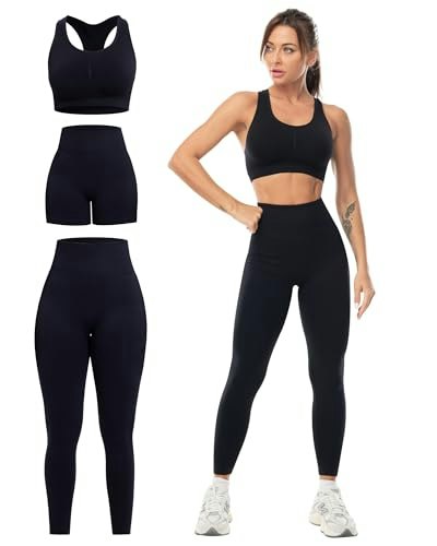 Salspor 3-Piece Women's Workout Set: $23.41 Salspor 3-Piece Women's Workout Set: $23.41