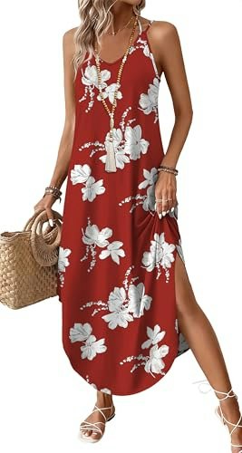 Wiholl Plus Size Casual Maxi Dress: $17.98 Wiholl Plus Size Casual Maxi Dress: $17.98