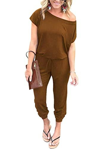 Prettygarden Women's Off-Shoulder Summer Romper: $22.97 Prettygarden Women's Off-Shoulder Summer Romper: $22.97