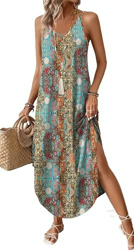 Wiholl Women's Summer Maxi Halter Dress: $18.94 Wiholl Women's Summer Maxi Halter Dress: $18.94