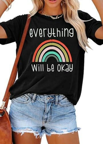 Yexipo Women's Short Sleeve Graphic T-Shirt: $9.98 Yexipo Women's Short Sleeve Graphic T-Shirt: $9.98